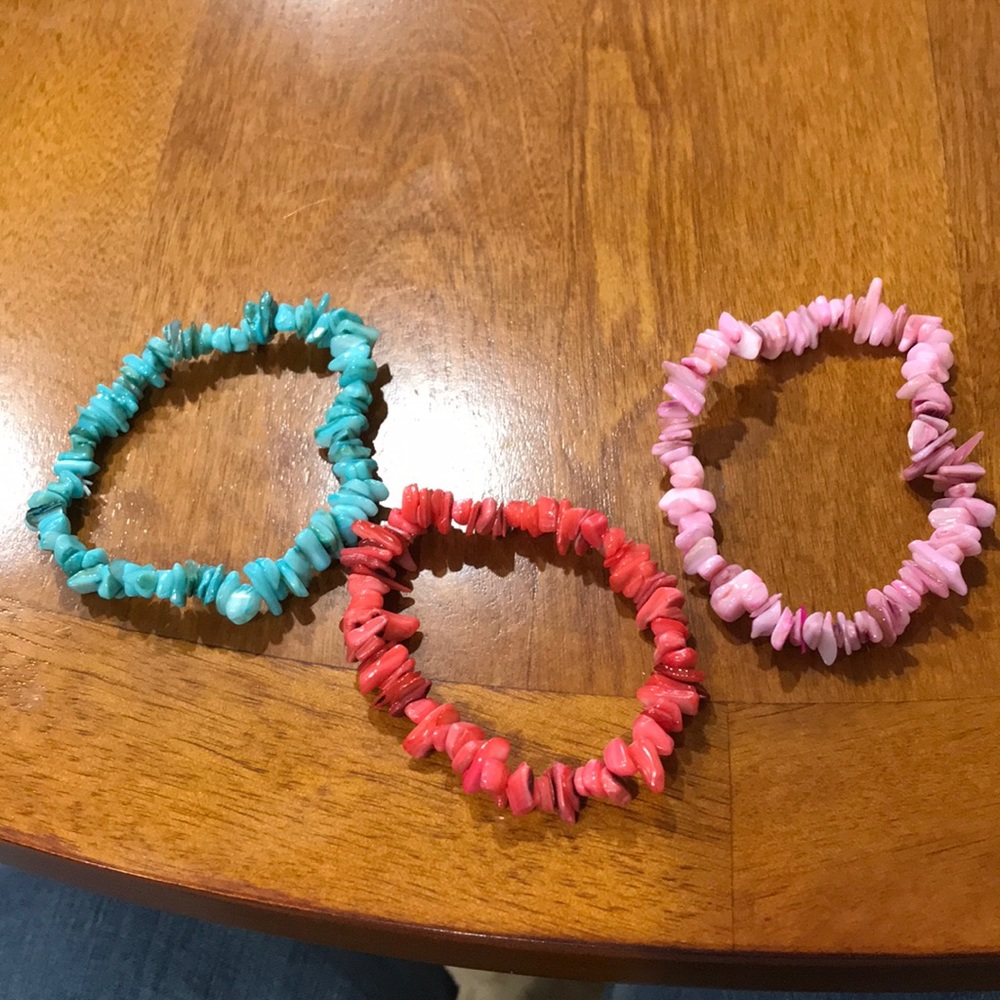 Set of 3 Shell Bracelets